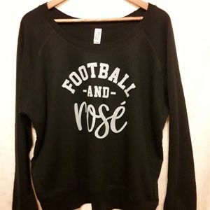 Nwot instant message football sweatshirt